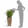 Gartenfreude Pflanzkübel / Raumteiler aus WPC, pflegeleicht und elegant