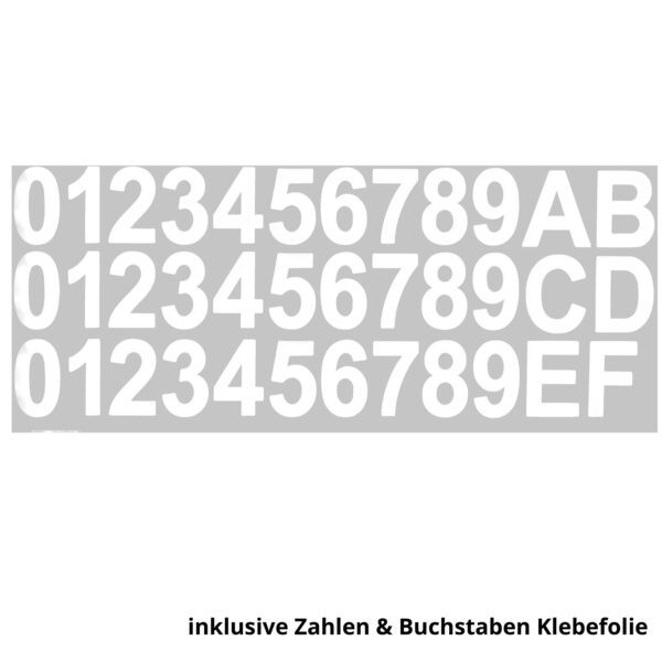 AMARE Design Briefkasten mit Zeitungsfach und Hausnummer 37 x 37 x 10 cm, Edelstahl-Anthrazit