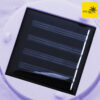 AMARE Solar Lampion XXL 2er Set Schlauch, Ø ca. 20cm x 80 cm mit 15 LED Mikro-LEDs